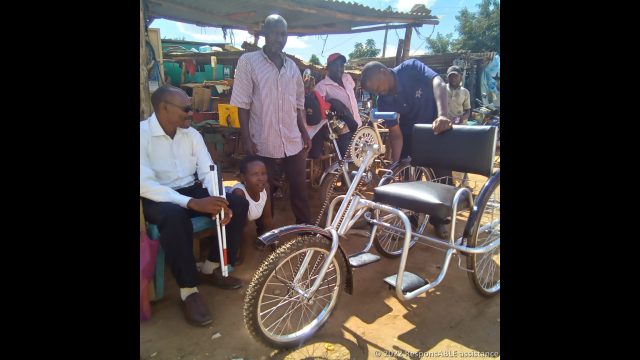Ngaikini's tricycle after renovation