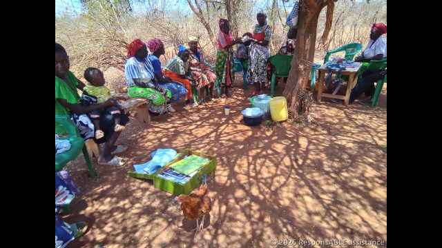 Ngaikini Fursa group funding meeting. They have a secure office where they store all their documents.